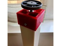 IKEA LACK to BESTÅ leveling foot adapter by emics