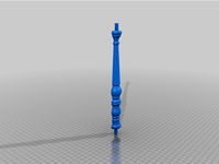 Philco 77 wood baluster by s_vayner