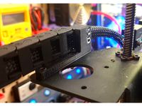 Anycubic Chiron X-Axis Cable Chain Nema17-Mount (direct drive mod) by thingsda