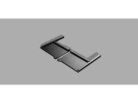 Rii K22 Ultra Slim Sliding Keyboard tray under desk 2020 rail by Fintech