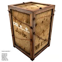 Heavy Wooden Box 1