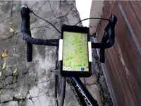 Bike Mount for Samsung Galaxy Tab Active2 with FreeCad Sources by rnauber