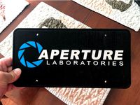 Aperture Labs License Plate by Quickset45