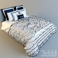 постельное белье с рюшами