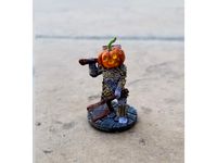 Pumpkin Cleaver Skeleton by Ellie_Valkyrie