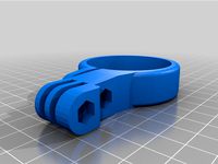 GoPro (Action Cam) Mount for 2020 Ninja 400 Shogun No-Cut Frame Sliders by InfamousInc