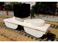 H0 scale articulated camera car by DrHoon