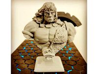 Barbarian Classic Comic Bust by DomesticTroll_3dMaker