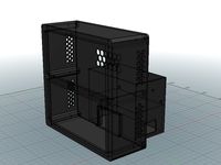 Dual Riden RD6012 RD6006 Power Supply Case (Vertical) by artemko