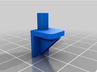 Cabinet shelf support by joaoalegria