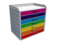 Electronic Component Stackable Drawers by Husker83