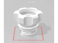 Hose to Soda Bottle Adapter for Sawyer Filter by BucketVonHarmony