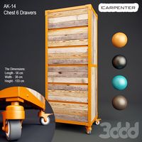 AK-14. Chest 6 Drawers