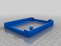 Wall mount for 5 inch HDMI Touch (H) LCD Waveshare by Movil