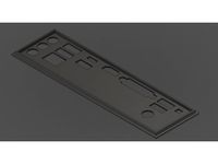 MSI B450M GamingPlus IO Shield by Establisher