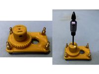 Shaft connected with extendable gearbox by zhwang168