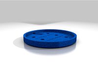 Electrolysis HHO Cell Lid (mason Jar 77mm dia.) by Orlando_Luscombe