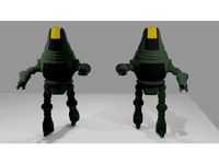 Low poly fallout 3 protectron by domo667