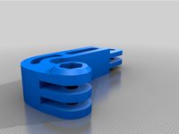 Long curved gopro braket by biclou