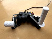 Snap-on Xbox 360 gamepad HOTAS joystick by akaki