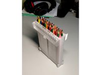 Pencil case for 30 pencils and integrated sharpener by Neleus
