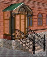 Крыльцо с домом