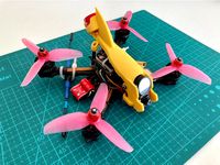 ZX-RC Warmachine canopy with double camera mount for Diatone R349/R369/R239/R249/R249+ by SoNoPoVeRo