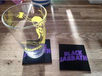 Black Sabbath beermat by colinhaynes