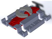 Steering mount for Tatra OpenRC Trail Truck by benzingtown