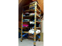 Overengineered reinforcements for IKEA Hejne rack by JiriRM