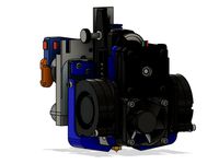 Tronxy X5SA Dragon BMG 5015 Hotend Mount by SoDakDave