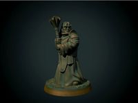 Cleric 28mm (supportless, FDM friendly) by BriteMinis