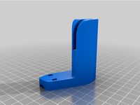 Ender 5 bed strain relief for slim mounted filament reel by m12lrpv