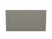 Raspberry display mount Audi A4 B6/B7 by al3k87