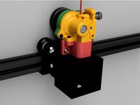 "The Orbiter CR" 140g direct dual drive Extruder for Creality CR 10 printer types by lorinczroby