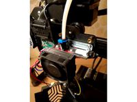 CR6 SE hotend 40mm fan adapter by renejensen