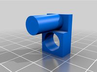 Dial indicator add to humebeam's Extruder cover (bed leveling) by Printing_Platypus