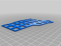 Revised Plates for Corne Keyboard HiPro Case by Scablands