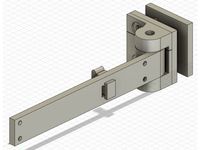 Prusa LCD display swivel mount for Ikea Platsa Stuva any case by AWSb