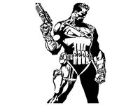 The Punisher stencil 3 by Longquang