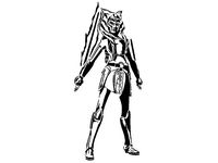 Ahsoka Tano stencil 2 by Longquang