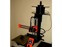 Prusa Mini Top-Mount Spool Holder by justintwalkup