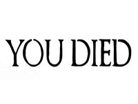 Dark Souls You Died stencil by Longquang