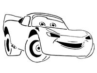 Lightning McQueen stencil by Longquang