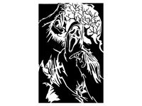 Scream stencil by Longquang