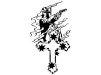 Ned Kelly stencil by Longquang