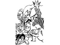 Zoo stencil by Longquang