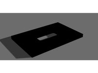 Guitar - 9v Battery Holder Routing Template by Hypnolope