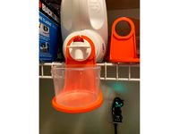 Laundry detergent measure cup hanging shelf by moviebrain