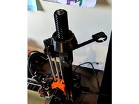 Filament guide with roller for top mount spool holder by jrhbcn